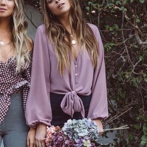 •Personal Item}• SMYM TATUM TIE TOP